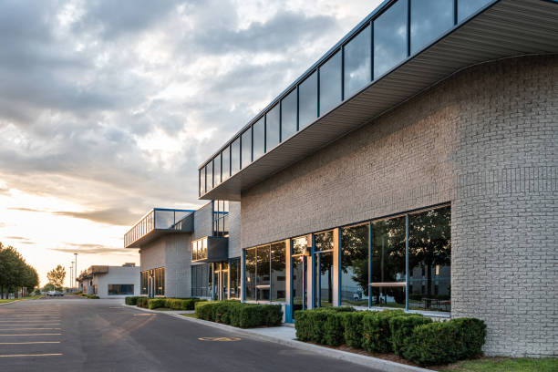 extérieur de bâtiment de petite entreprise